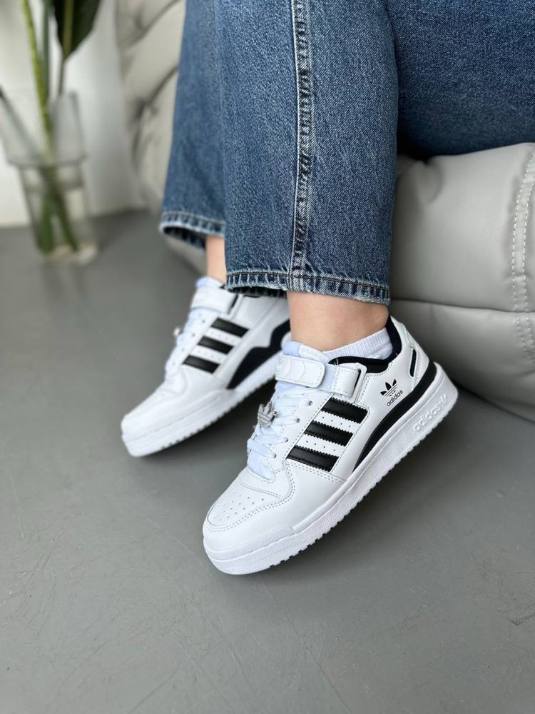 Кросівки Adidas Forum 84 Low White Black (36)