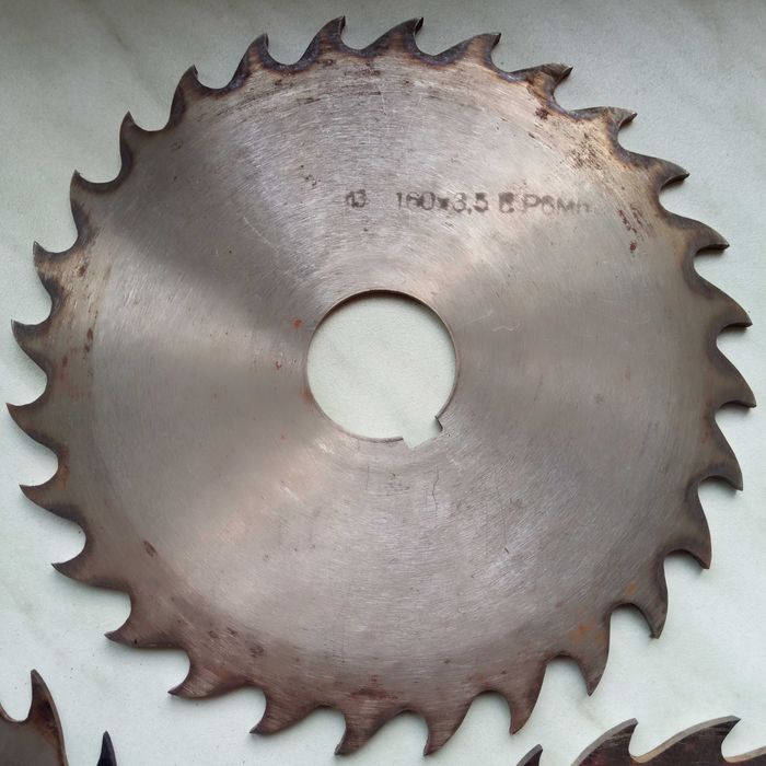 Пила по дереву 160 мм*4.0 мм 3.5 мм 2.0 мм  СССР фрезы дисковые