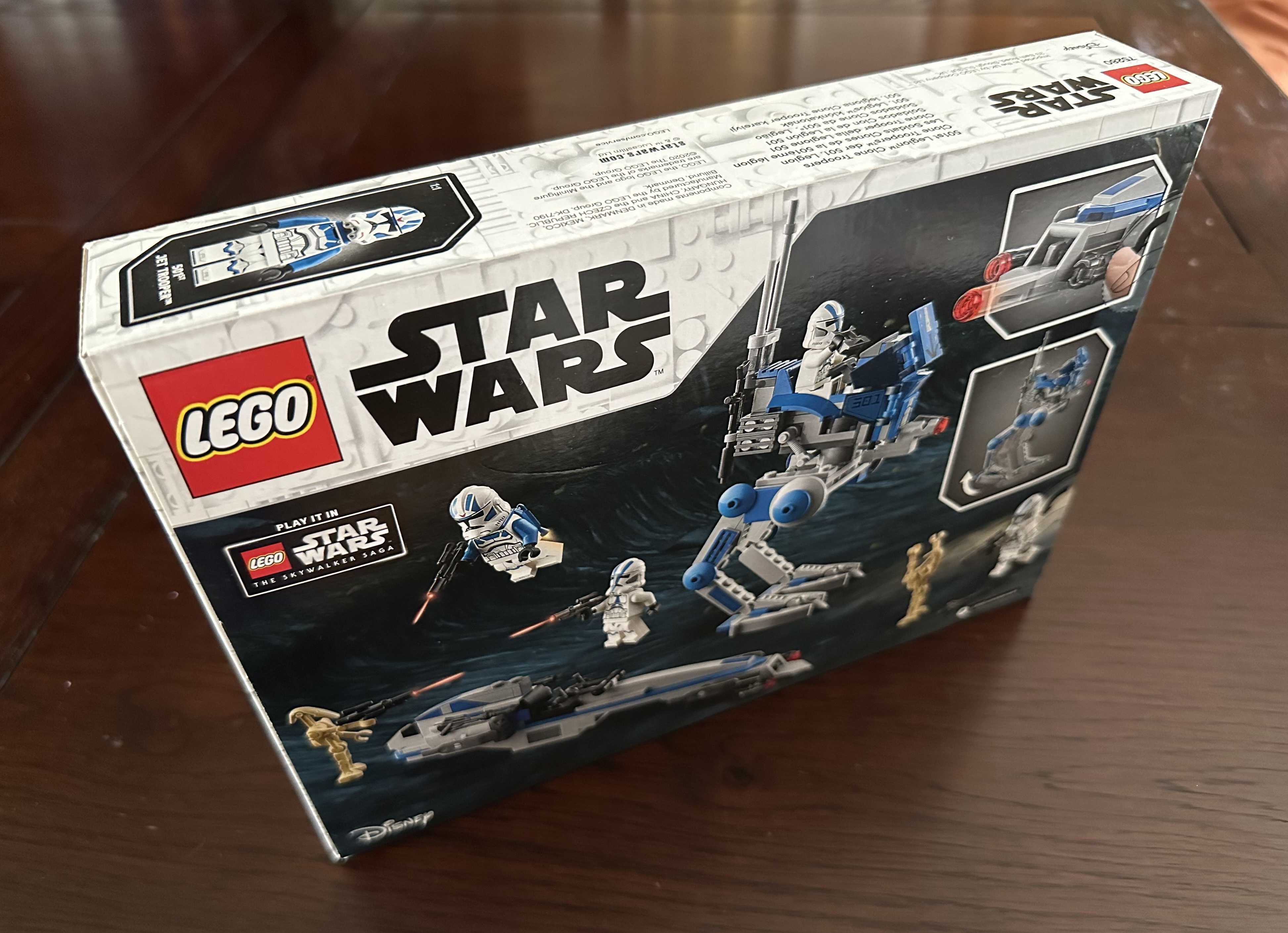 LEGO Star Wars 75280 – 501st Legion Clone Troopers – Novo e Selado