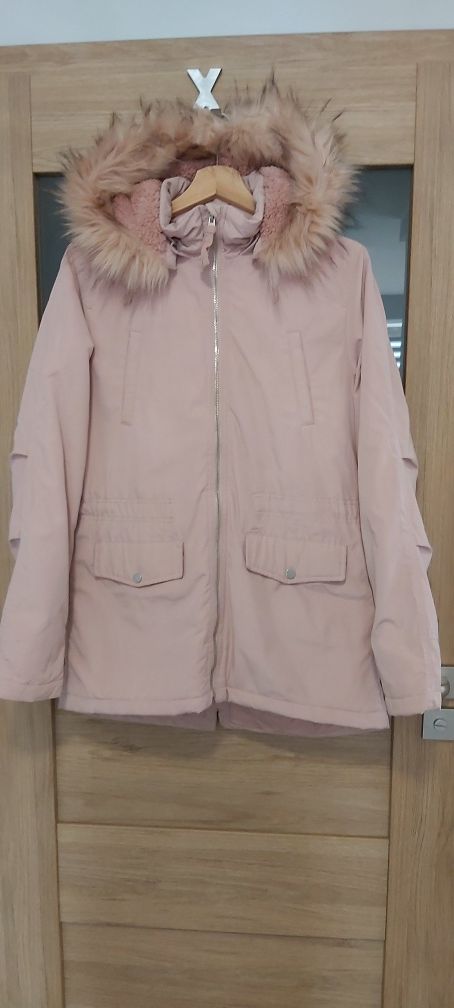 r. 170 kurtka parka z odpinanym kapturem r 170