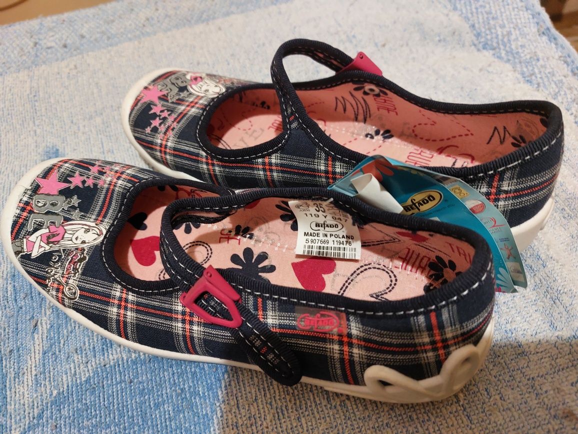Buty Befado,  kapcie do szkoły,  nowe