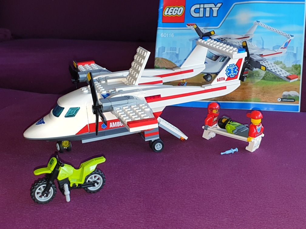 LEGO City, klocki Samolot ratowniczy, 60116 STAN IDEALNY!!!