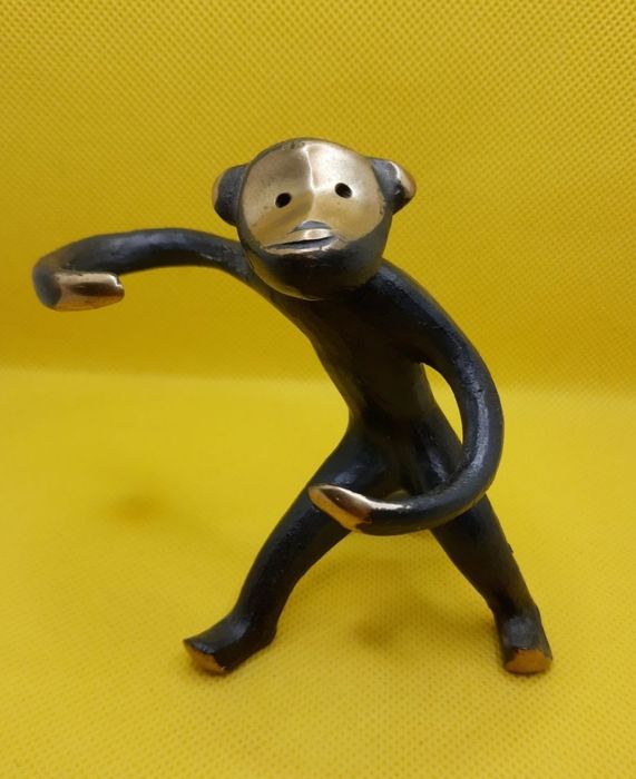 Обезьяна бронза ссср солфетница