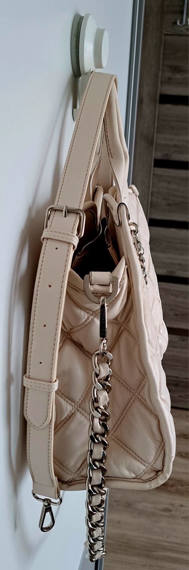 Steve Madden Vainilla B Pikowana Torba z Odpinanym Paskiem