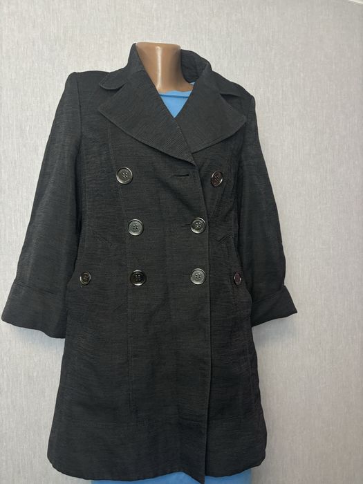 Burberry Двобортний піджак тренч льон котон