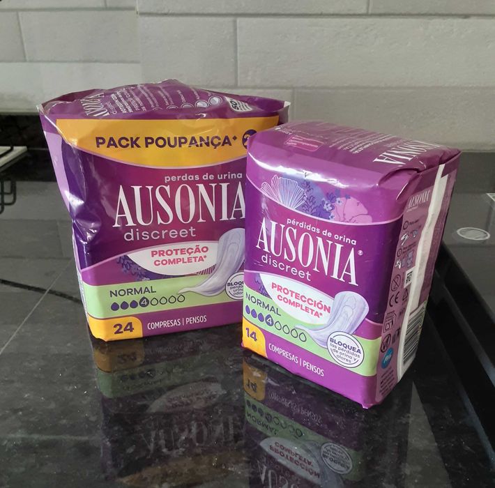 2 Packs Pensos Incontinência Ausonia Discreet