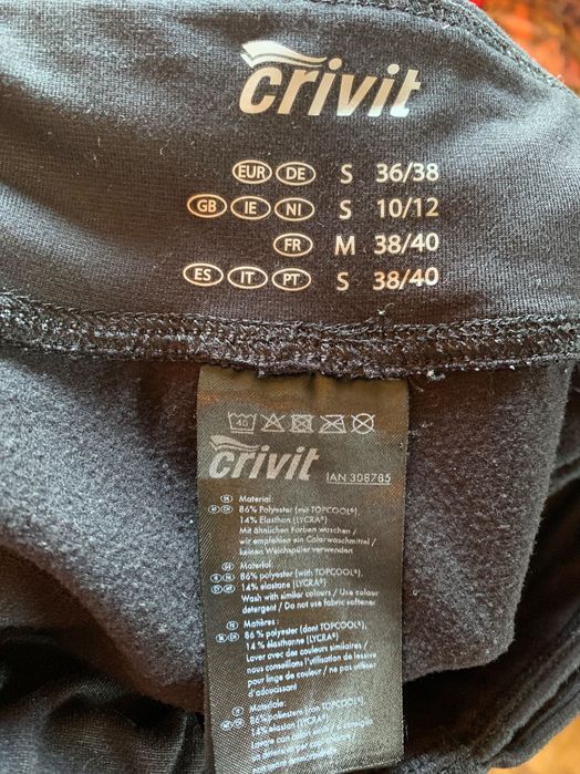 Crivit legginsy jak nowe geometryczny print R.S