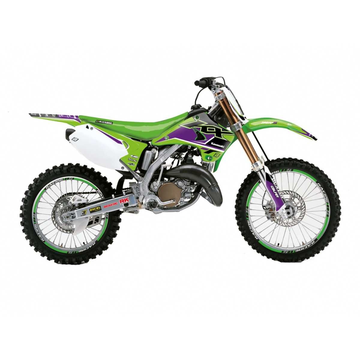 Okleina Komplet naklejek oklein Kawasaki Kx 125 kx 250 rok 03-08 Nowa