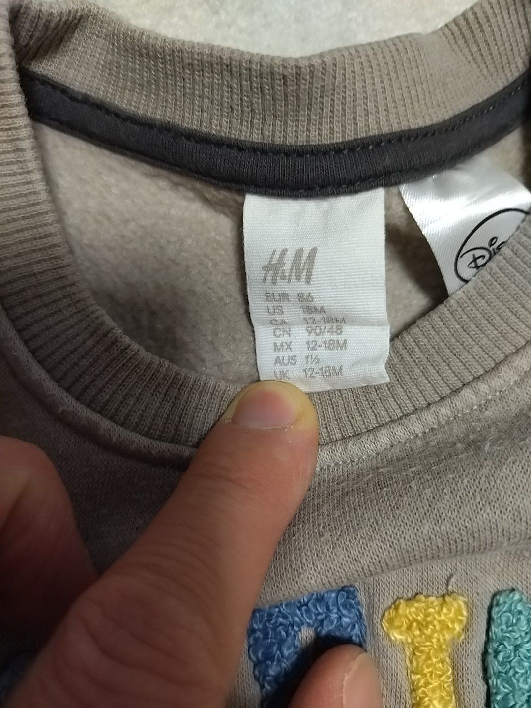 Bluza Kubuś puchatek H&M r. 86 stan bardzo dobry