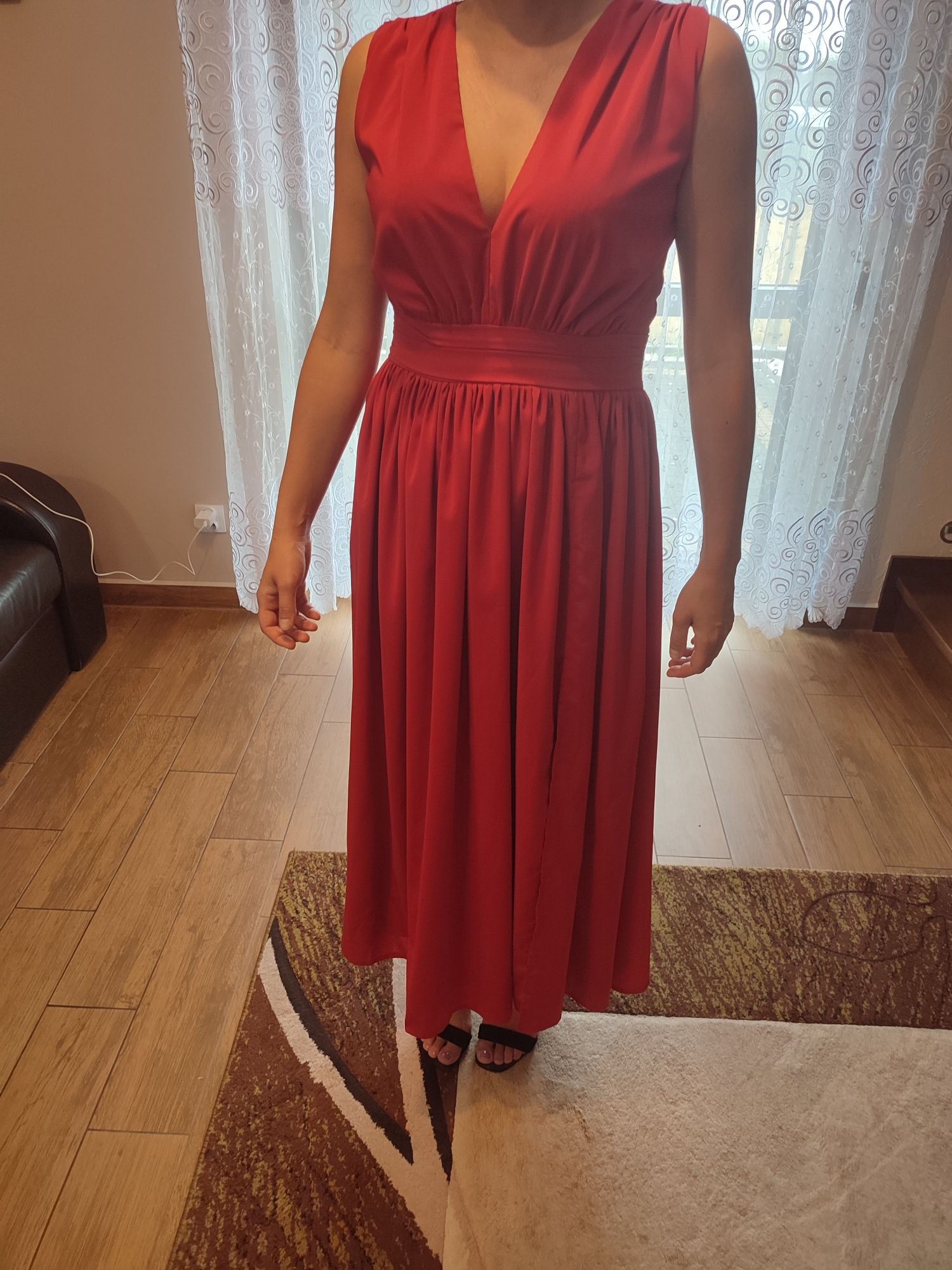 Sukienka, suknia czerwona