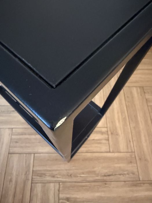 Wysoki regal półka czarny metalowy loft jak nowy