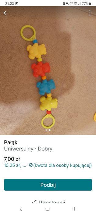 Pałąk zabawka dla dziecka