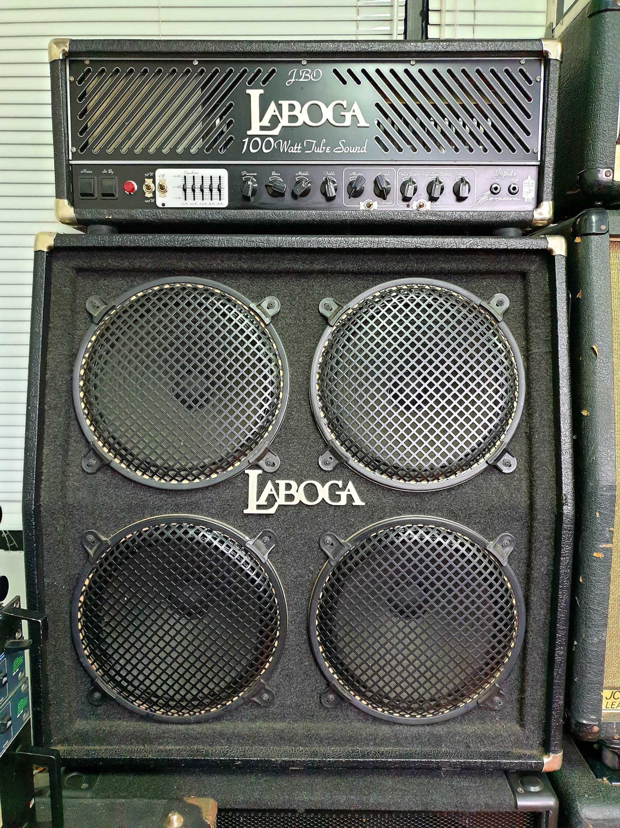Wzmacniacz lampowy Laboga JBO + kolumna 4x12 V30 UK