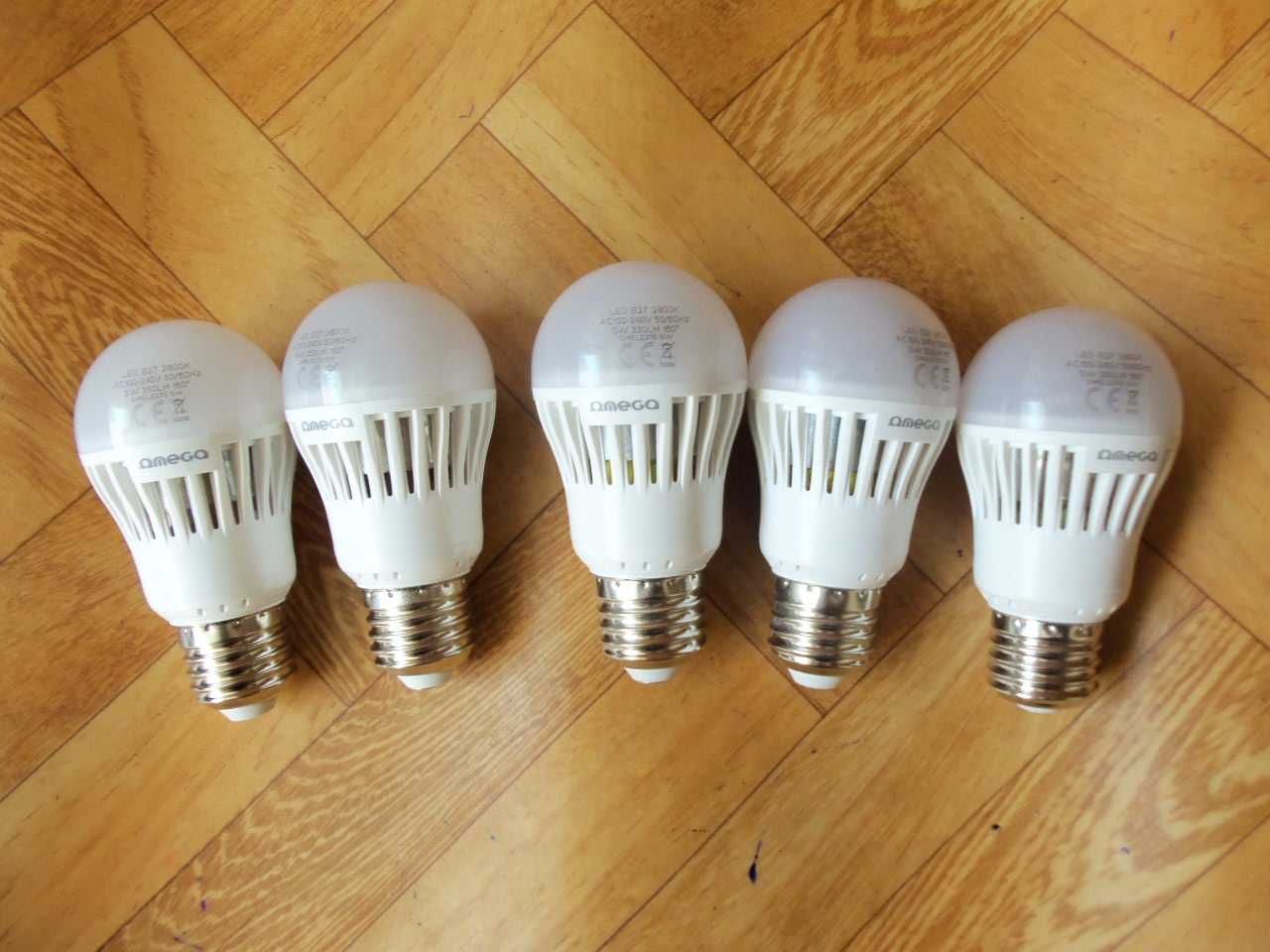 Żarówki LED 5 W - używane - 4 sztuki