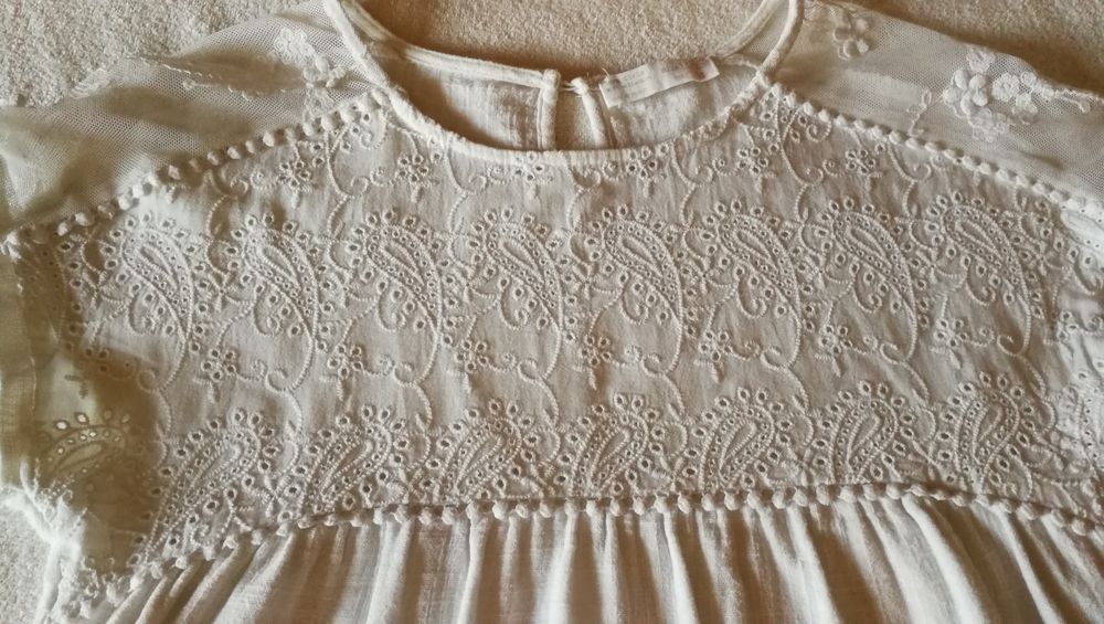 Blusa bordada +Leggings ZARA 11-12 A