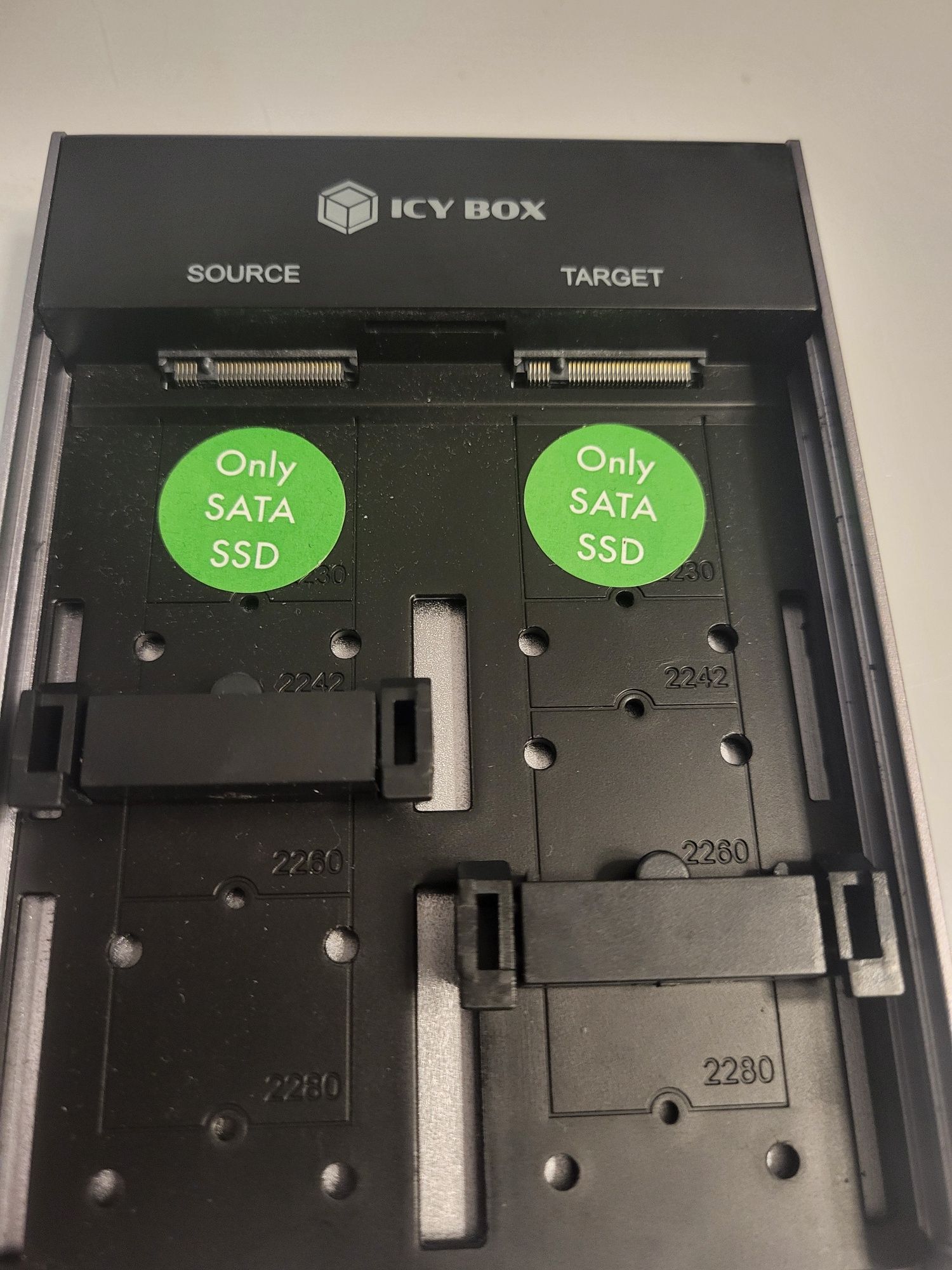 Stacja dokująca klonująca SSD Icy Box IB-2812CL-U3