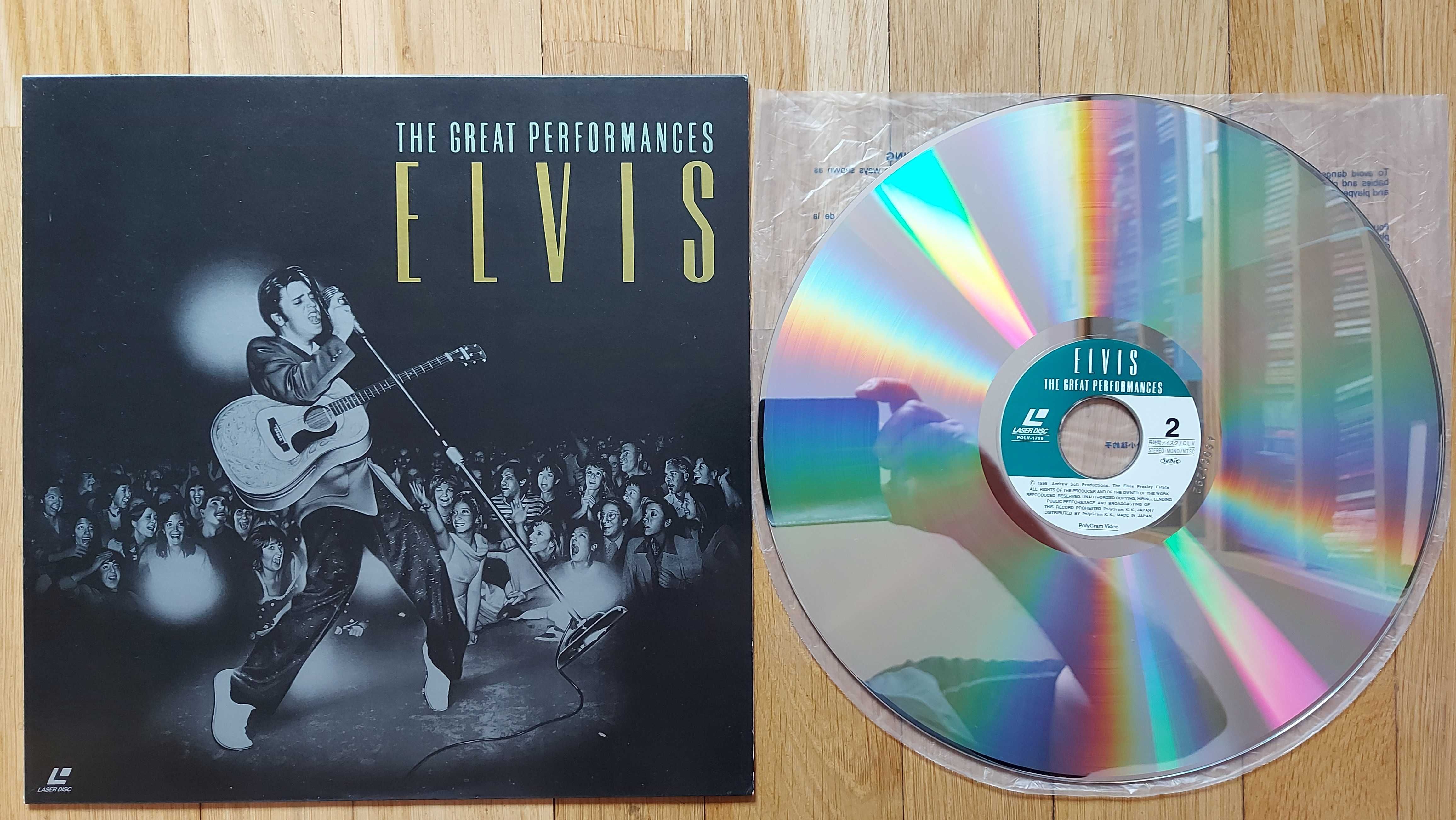 Laserdisc Elvis Presley ‎The Great Performances (Volume One: Center ..