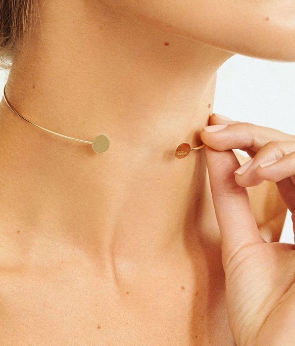 Чокер на шию в позолоті