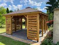Altana ogrodowa ETER 4m x 4m Altanka drewniana Domek - PRODUCENT