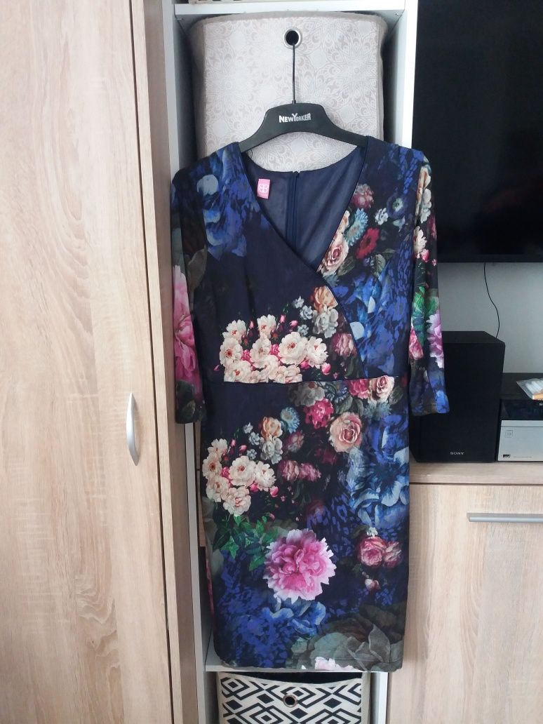 40 L Basler sukienka midi wiskoza elastan
