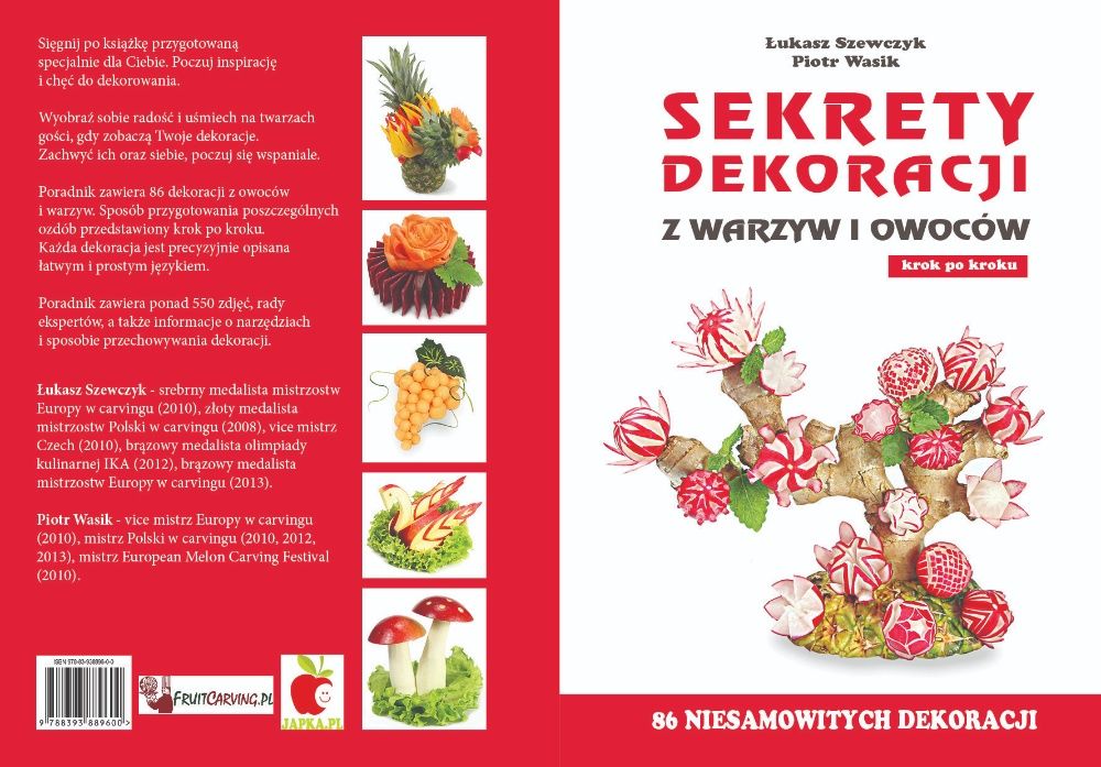Książka Sekrety dekoracji z warzyw i owoców