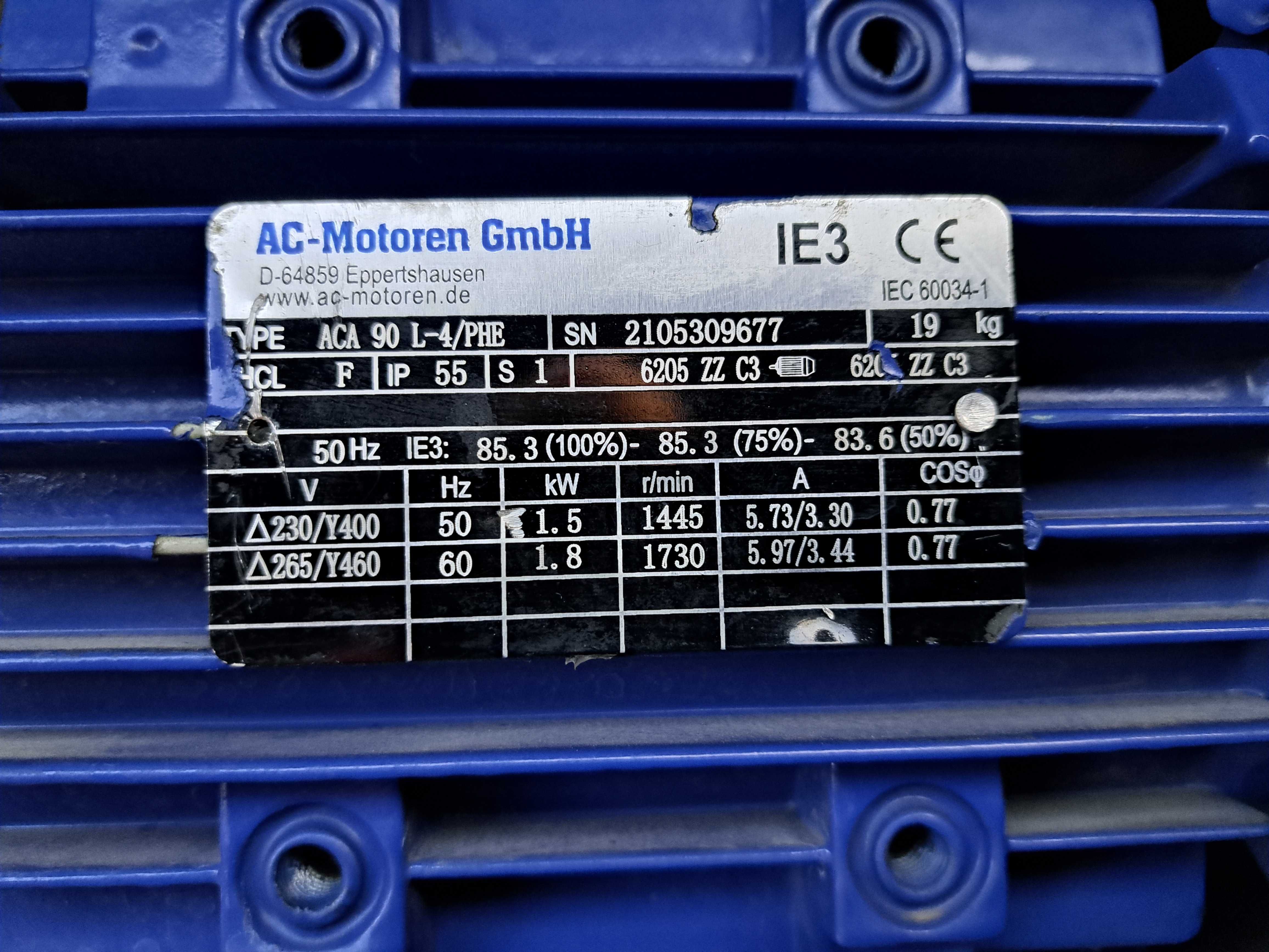 silnik elektryczny 1,5kw