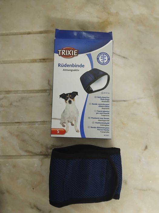 Cinta de incontinência trixie para cão tamanho s