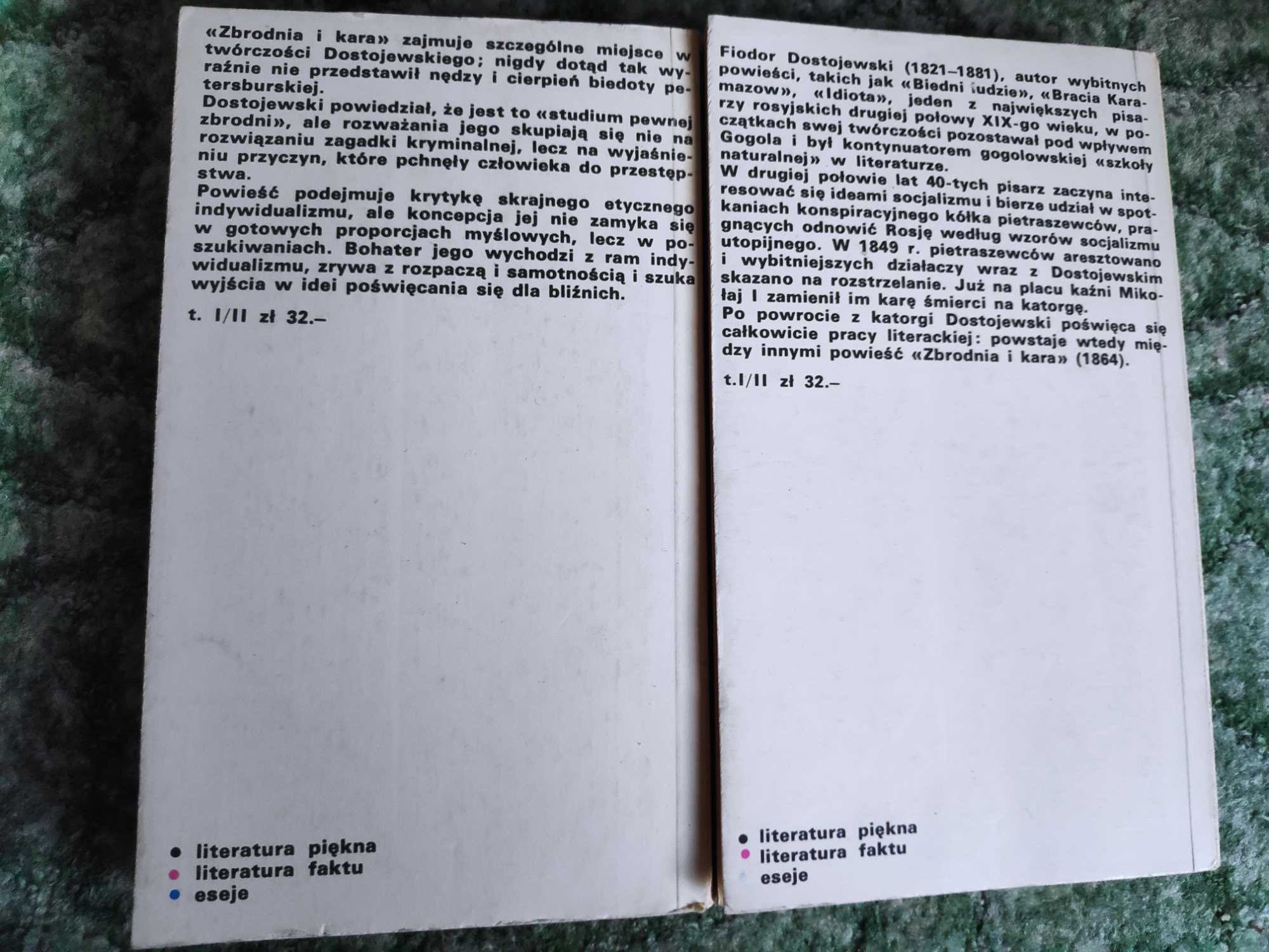 Zbrodnia i kara Fiodor Dostojewski
