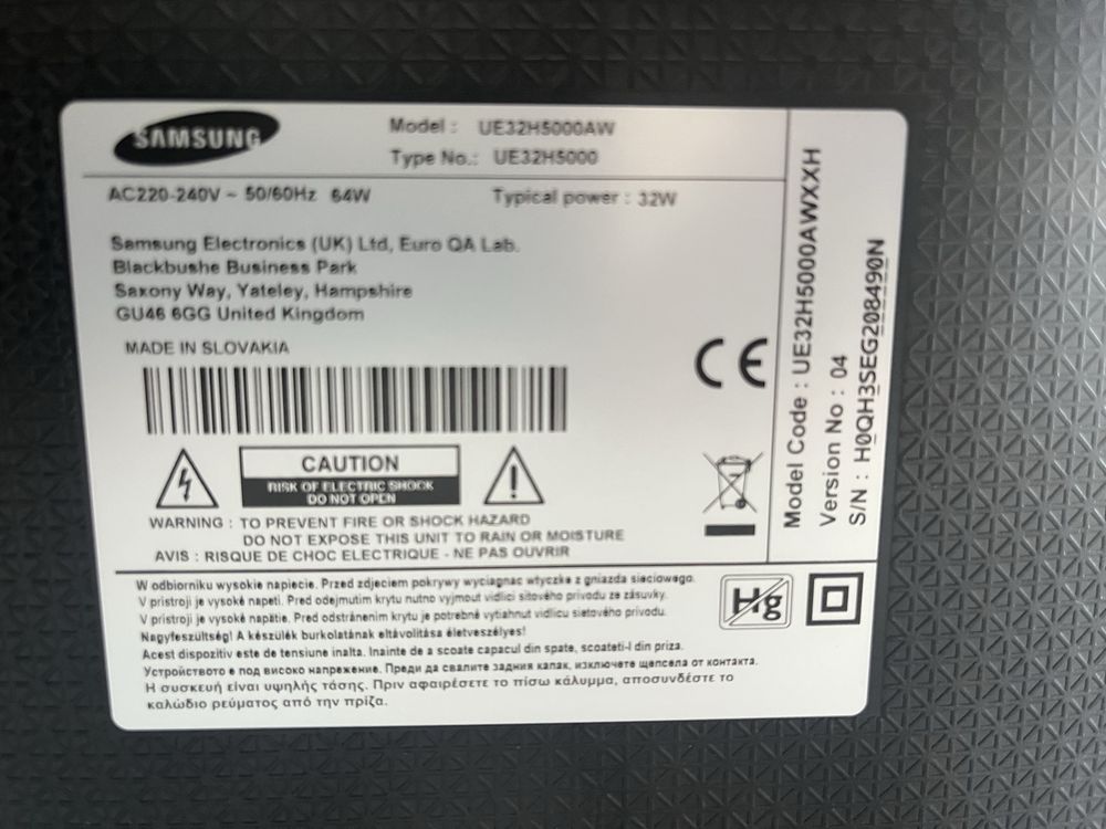 Telewizor Samsung UE32H5000A