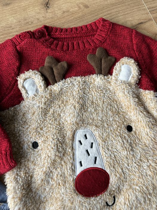 Koszula i sweterek świąteczny