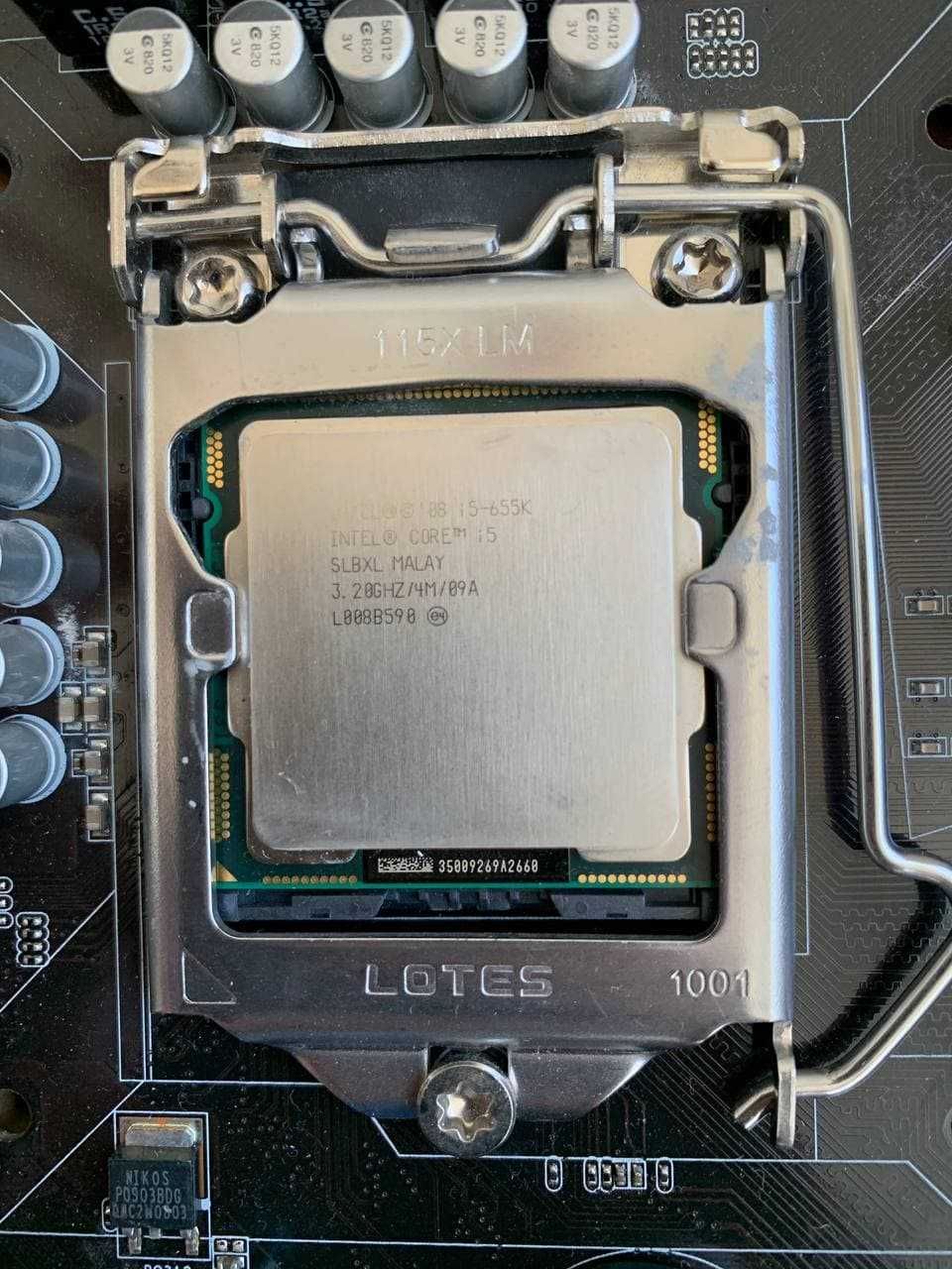 Процессор Intel Core i5-655K + мат плата Asus P7H55-M LE/SI