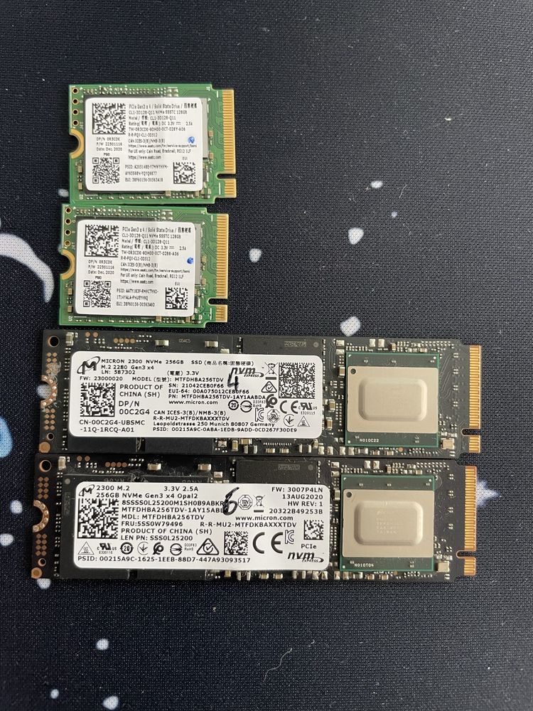 4 Discos Nvme’s Pcie Gen3
