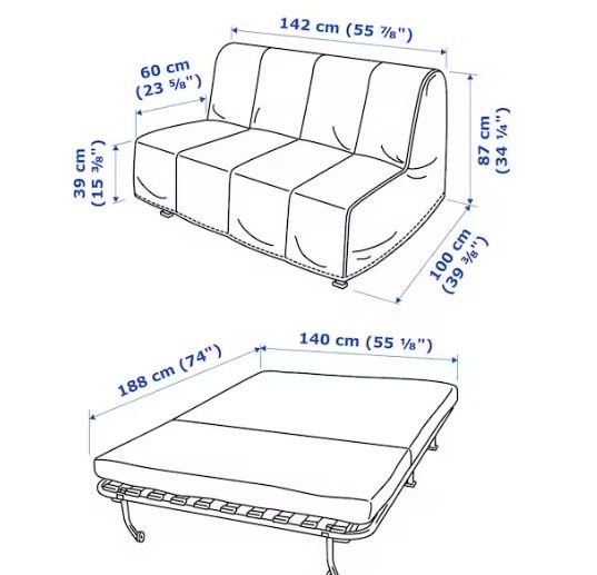 Sofa Cama Ikea - Lycksele LÖVÅS