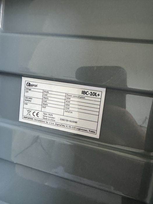 Lodówka samochodowa Abarqs IBC-10L