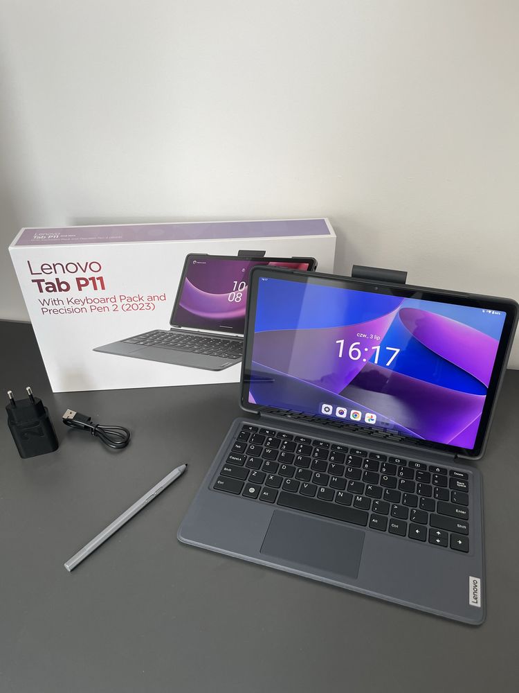 Tablet Lenovo tab p11 2 generacji z klawiaturą i rysikiem