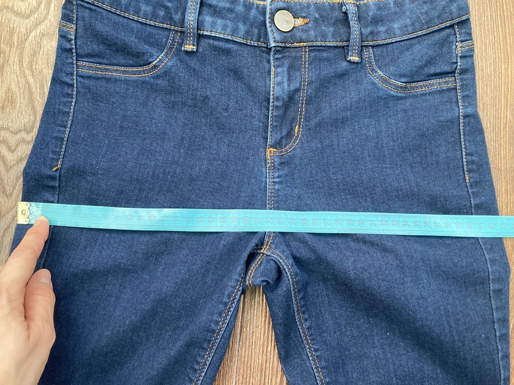 Базові джинси жіночі Oasis XS S M скінні завужені EUR 36 темно сині