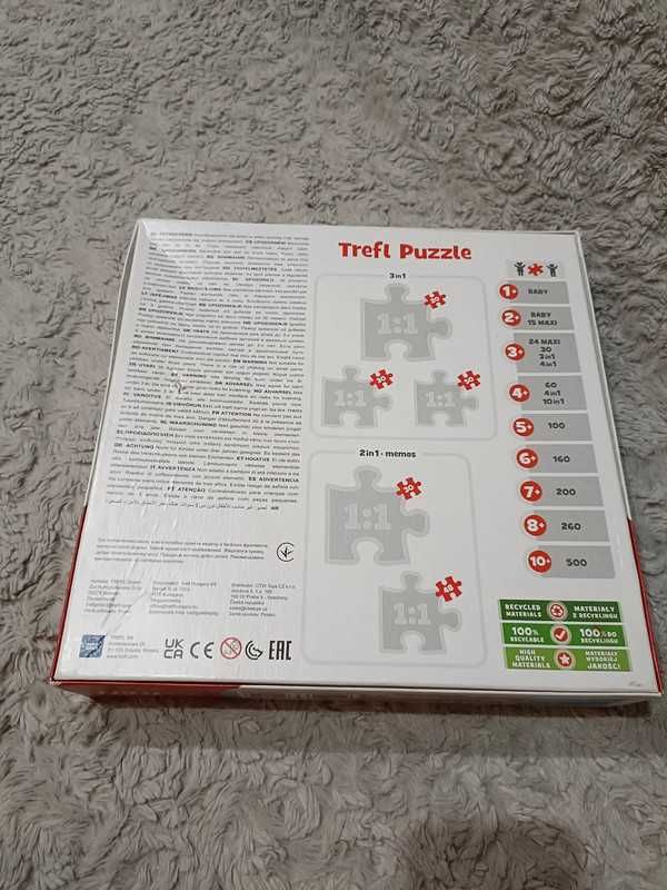 Gra urodzinki - Trefl/  rodzina treflików  / gra przestrzenna