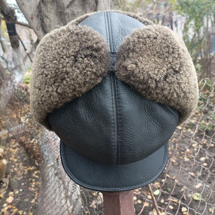 Зимняя шапка на овчине 58-59р