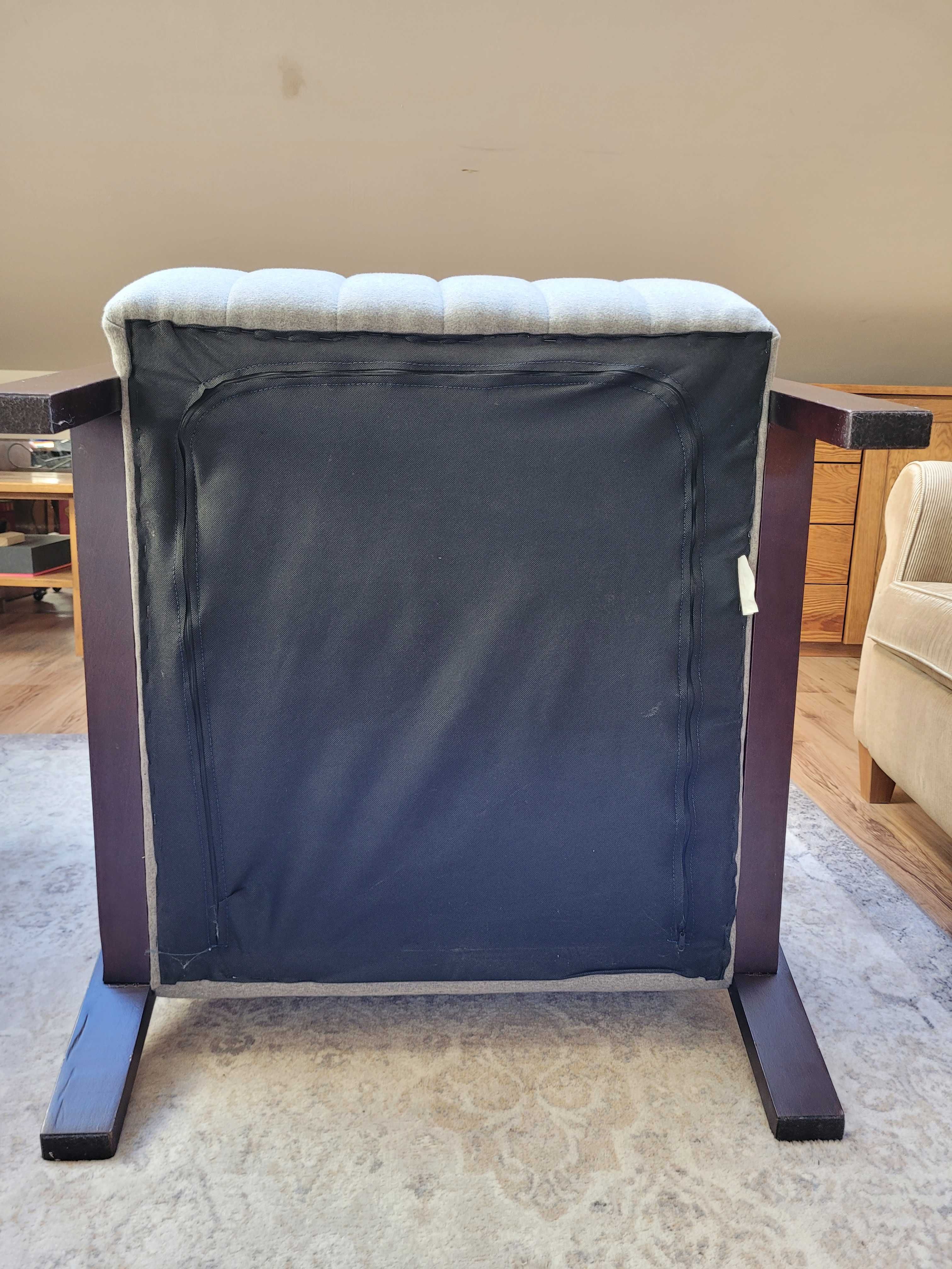 Fotel Cooper SLF24 szary, prawie nowy, Smart Line Furniture 24