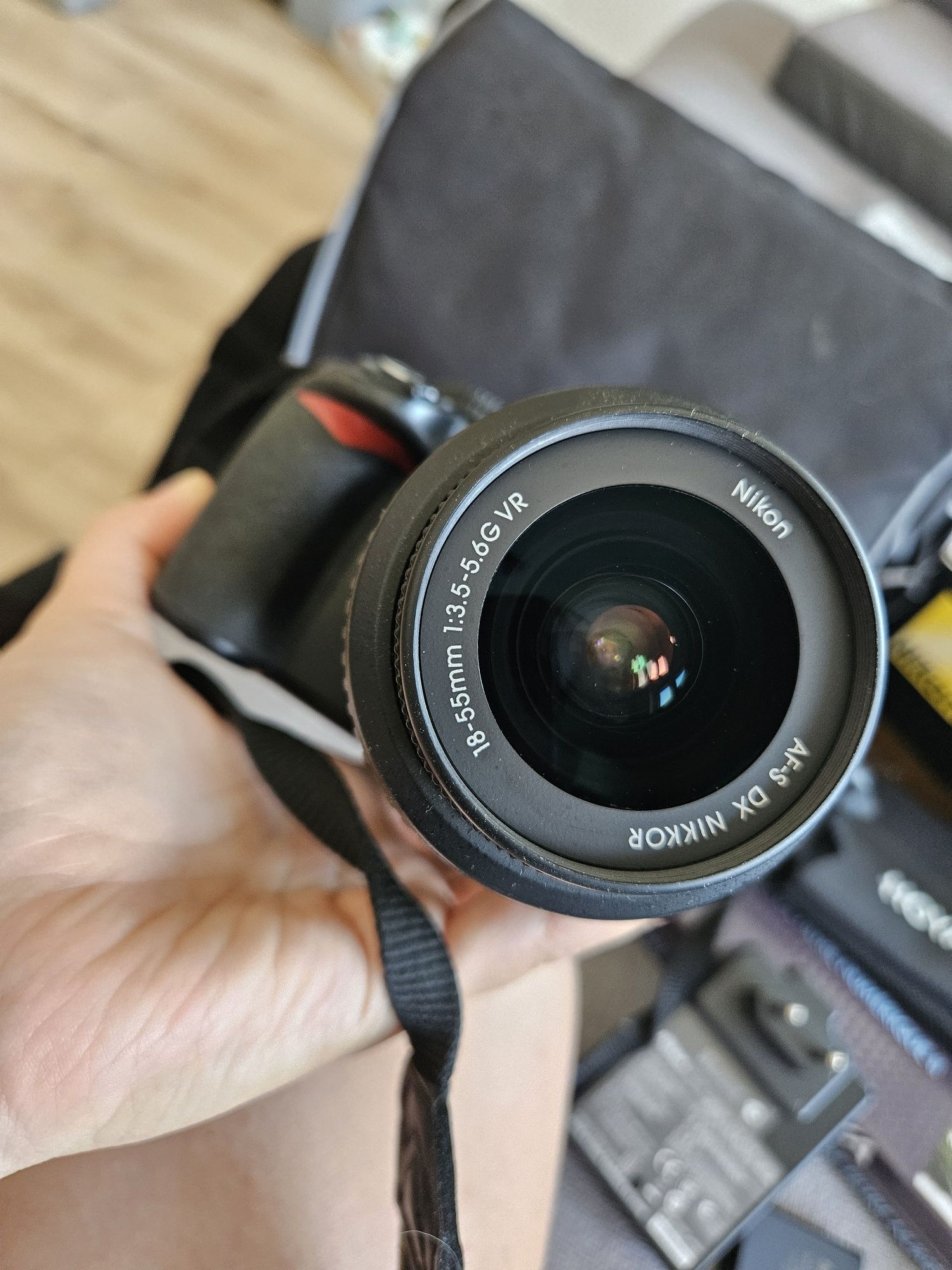 Aparat fotograficzny Nikon D3100 obiektyw 18-55mm + akcesoria