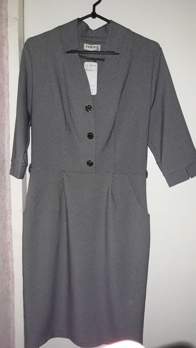 Сукня р.46 в дрібну гусячу лапку