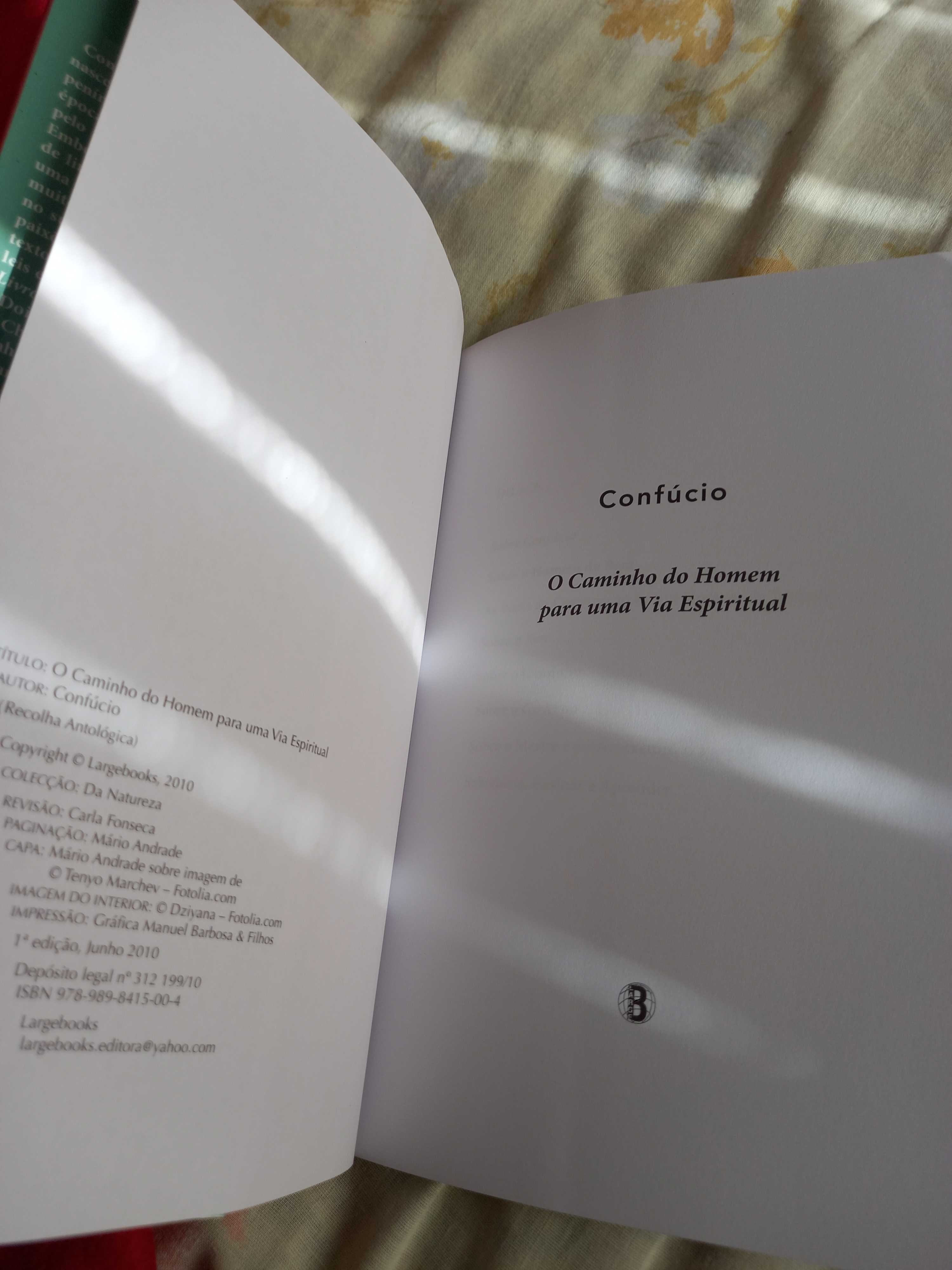 Livro " O Caminho do Homem para uma Via Espiritual" - Confúcio