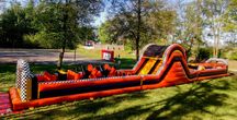 Dmuchańce zjeżdżalnie tory przeszkód  kule wodne trampoliny