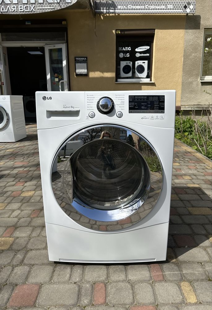 Сушильна машина з Європи! LG eco Hybrid 8 кг. А++ Теловий насос/RC8055