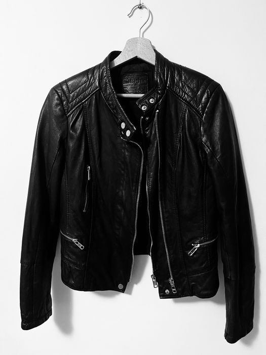 Ramoneska, skórzana kurtka, skóra, motycyklowa, zara