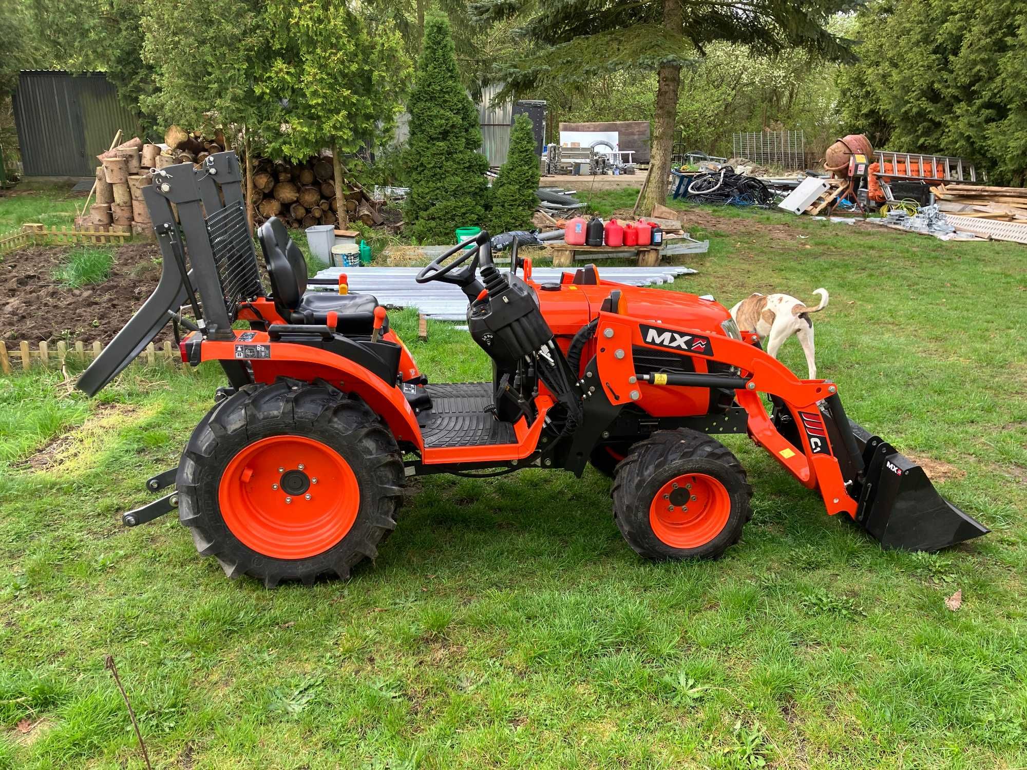 kubota b1241  ładowacz mx c1 minitraktor ciągnik komunalny 13 mtgodz