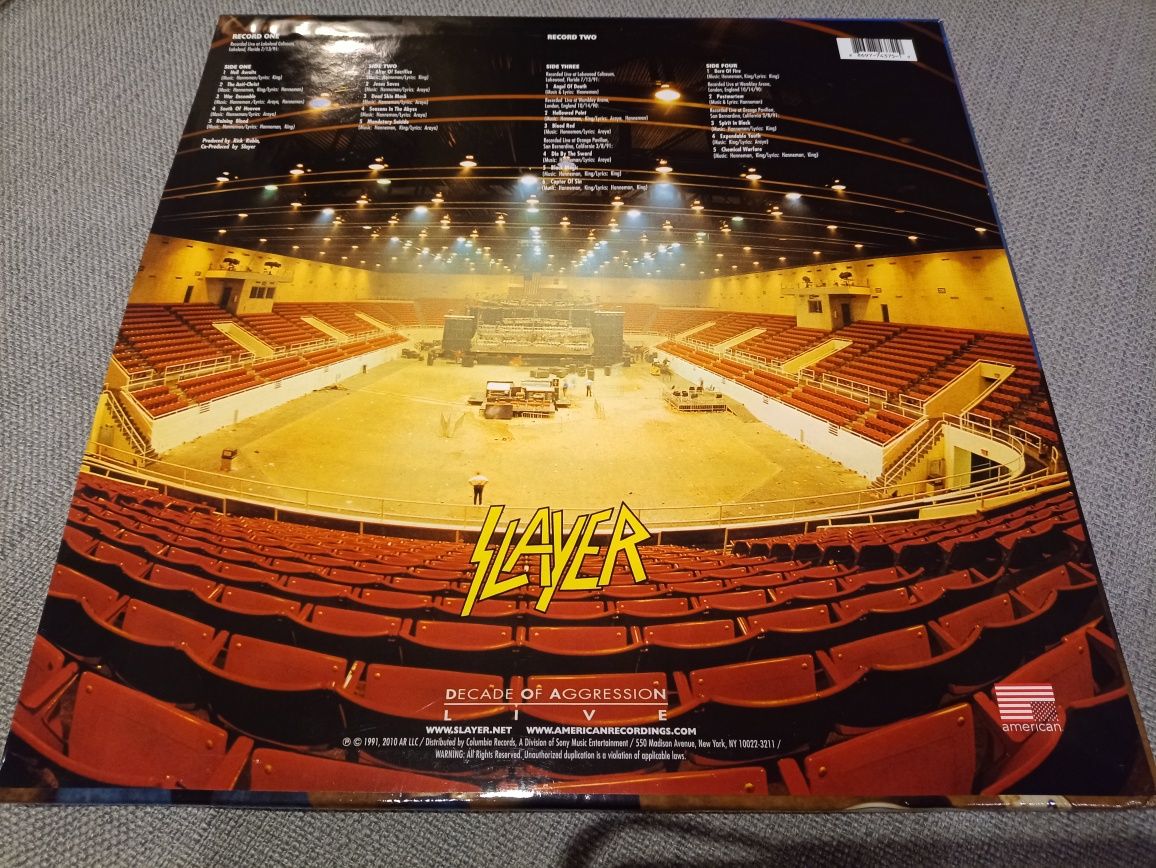 Slayer - Decade Of Aggression live 2 lp winyle 180 gram