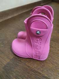 Сапожки сапоги Crocs кроксы С8 16 см