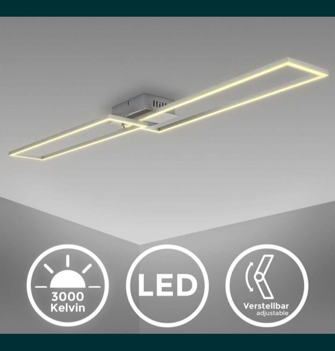Lampa sufitowa LED ledowa ruchome ramię 40 watt 4000 lumen