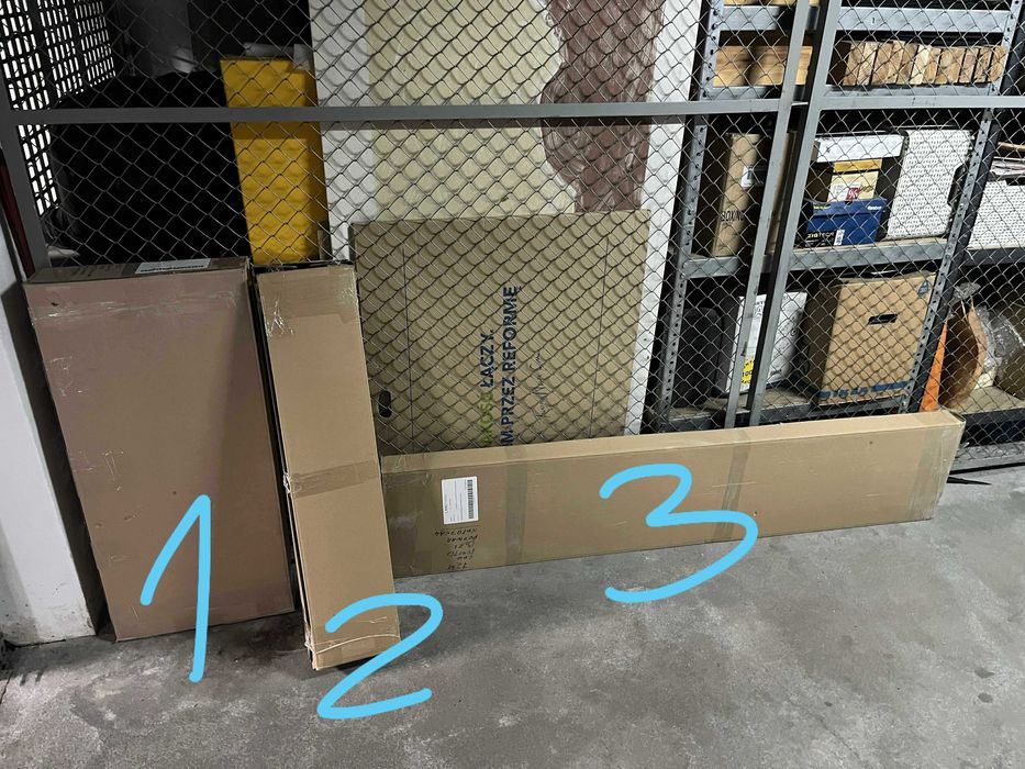 LUK 80x170 białe łóżko piętrowe Lano Meble - nowe 3 paczki